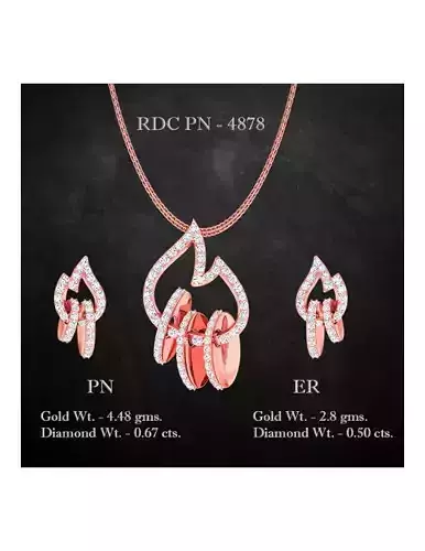 Pendant Earrings combo - 4878