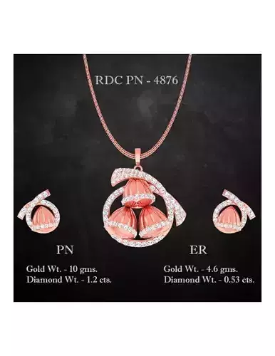 Pendant Earrings combo - 4876