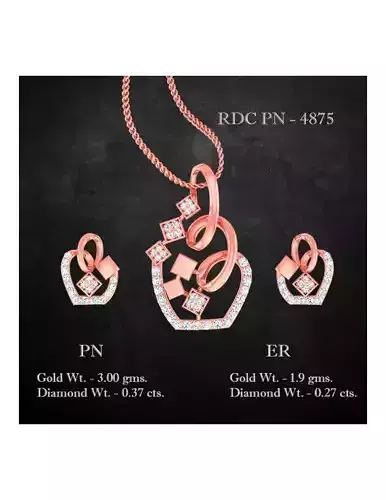 Pendant Earrings combo - 4875