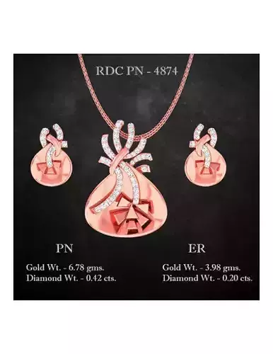 Pendant Earrings combo - 4874