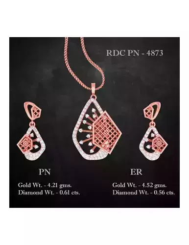 Pendant Earrings combo - 4873