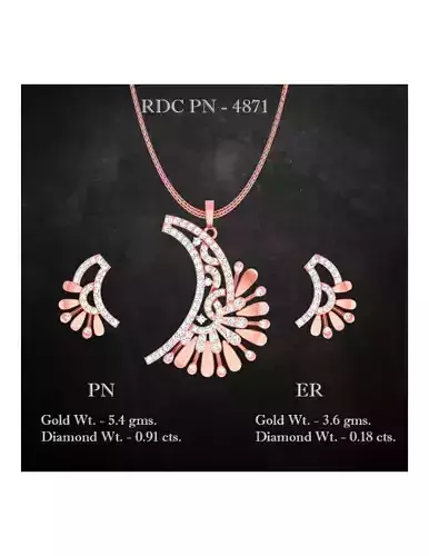 Pendant Earrings combo - 4871