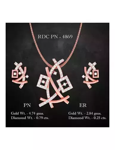 Pendant Earrings combo - 4869