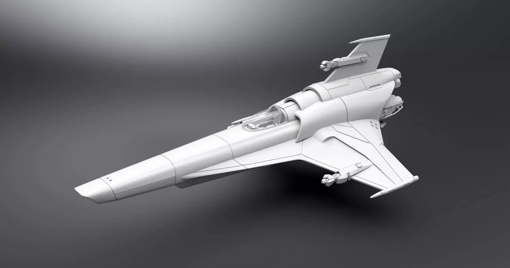 Colonial Viper MkVIIE Scale model 3D print model_0