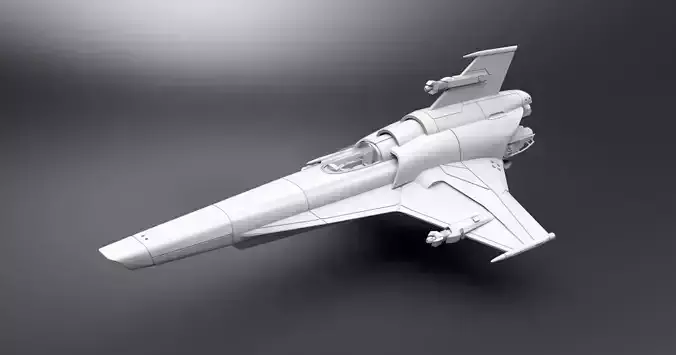 Colonial Viper MkVIIE Scale model