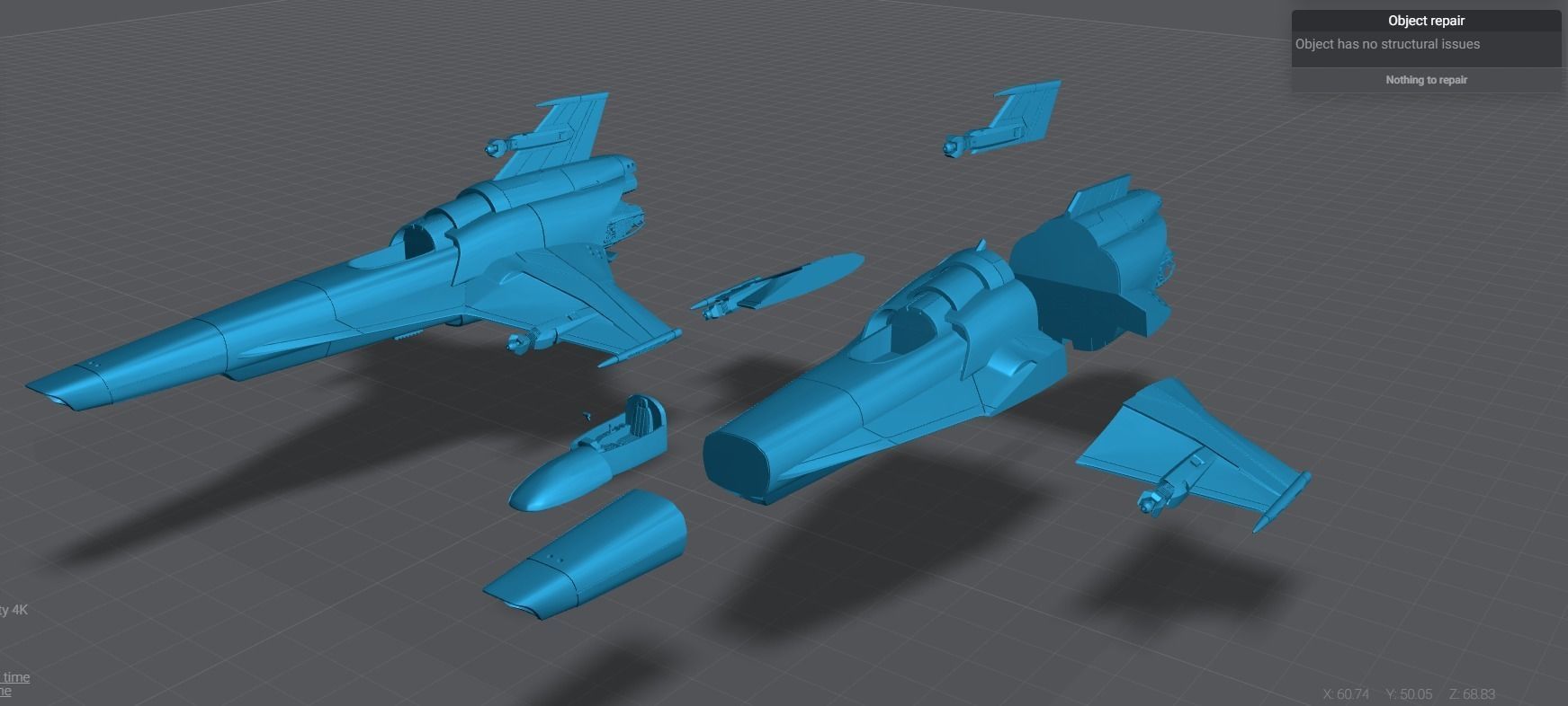 Colonial Viper MkVIIE Scale model 3D print model_6