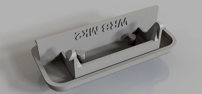 Repair catch for kitchen bin garbage trash can lid 3D print model
