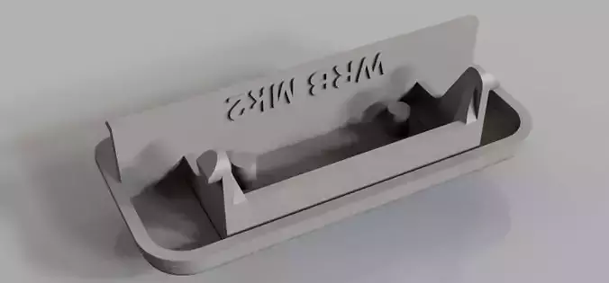 Repair catch for kitchen bin garbage trash can lid 3D print model