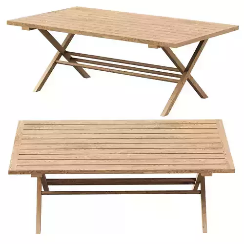 Alesso wooden dining table 