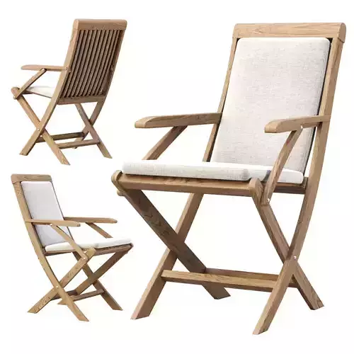 Alesso outdoor wooden dining chair 