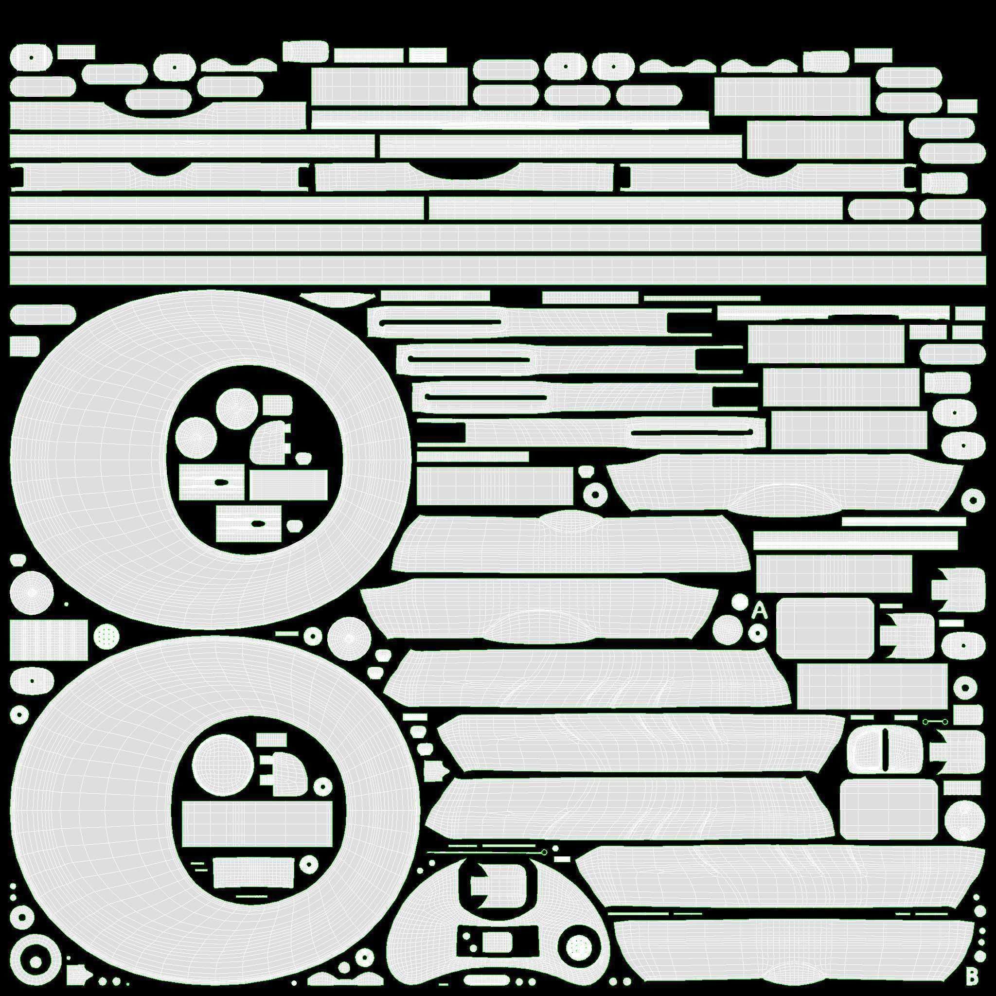 Go round baby walker 3D model_18