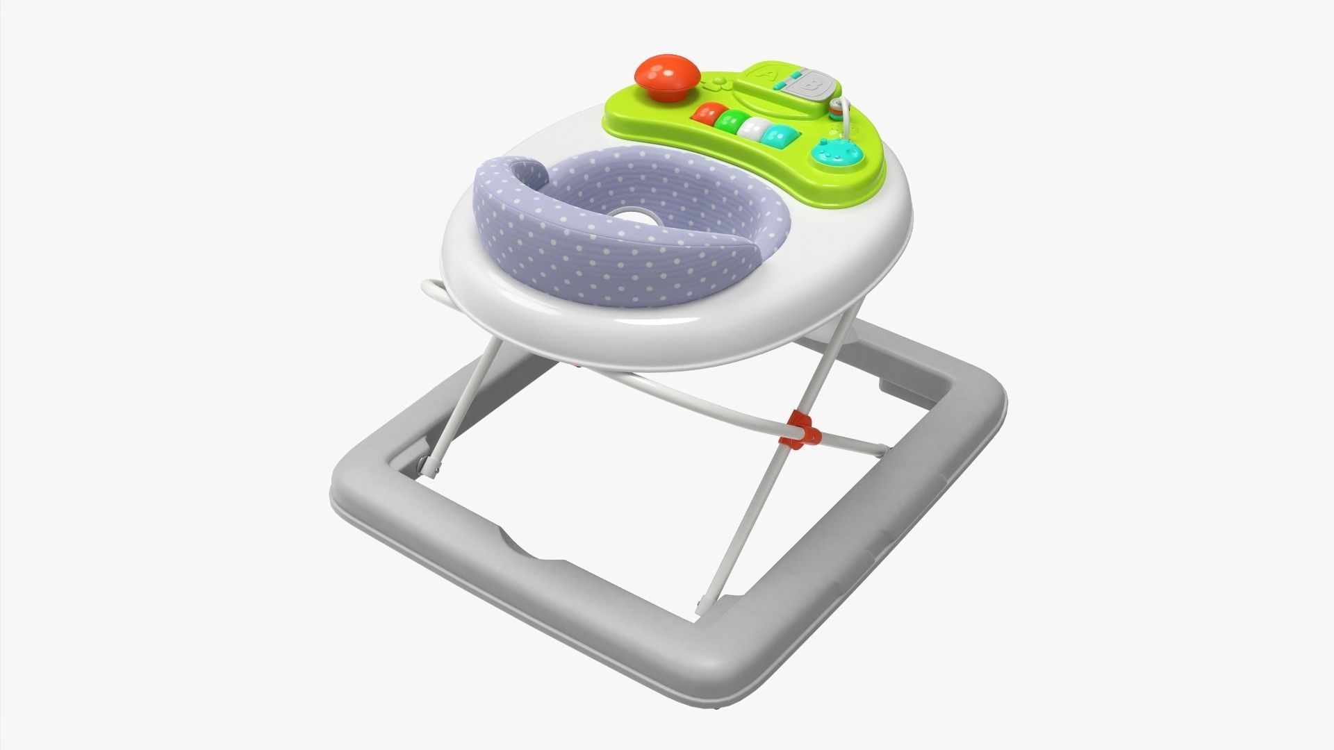 Go round baby walker 3D model_1