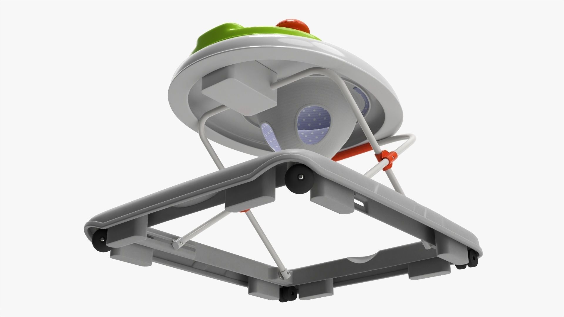 Go round baby walker 3D model_2