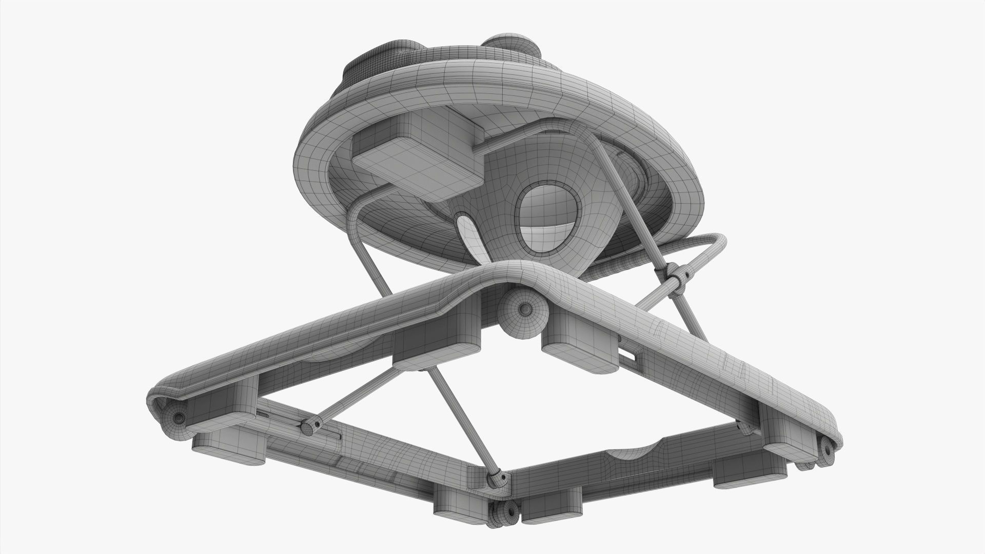 Go round baby walker 3D model_10