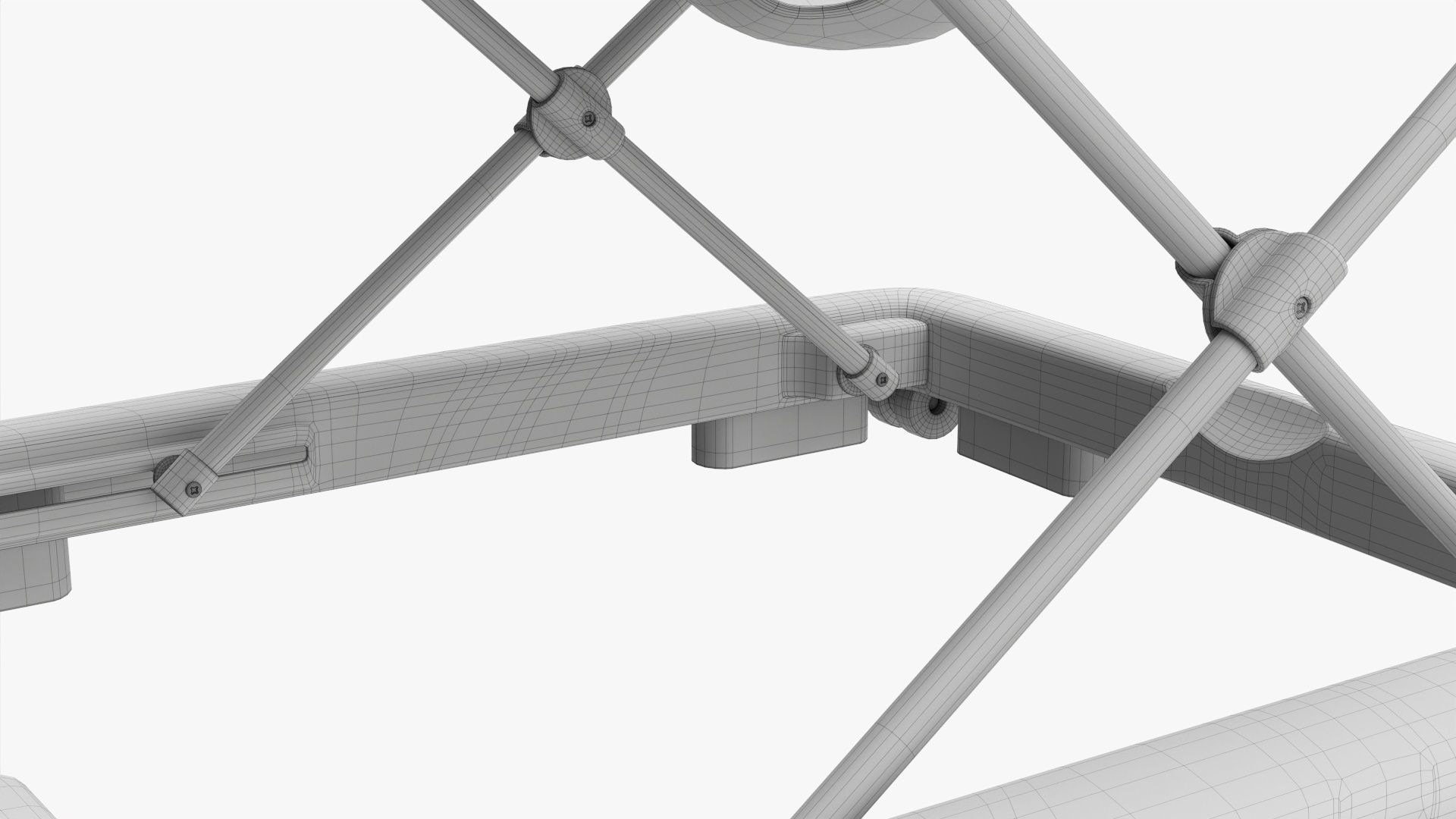 Go round baby walker 3D model_13