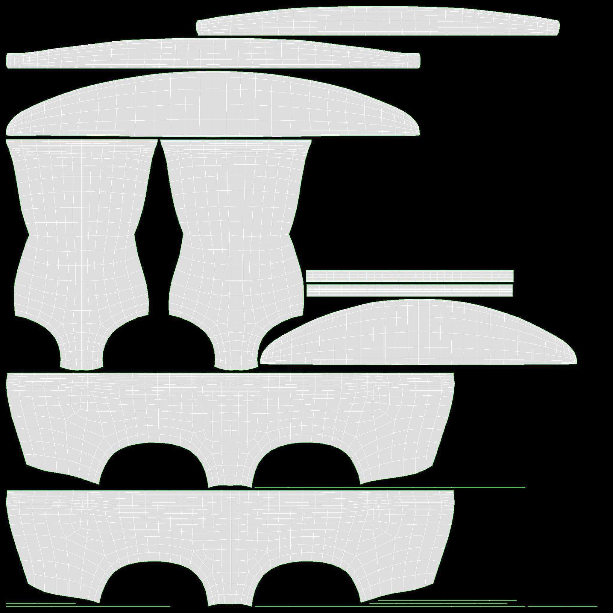 Go round baby walker 3D model_19