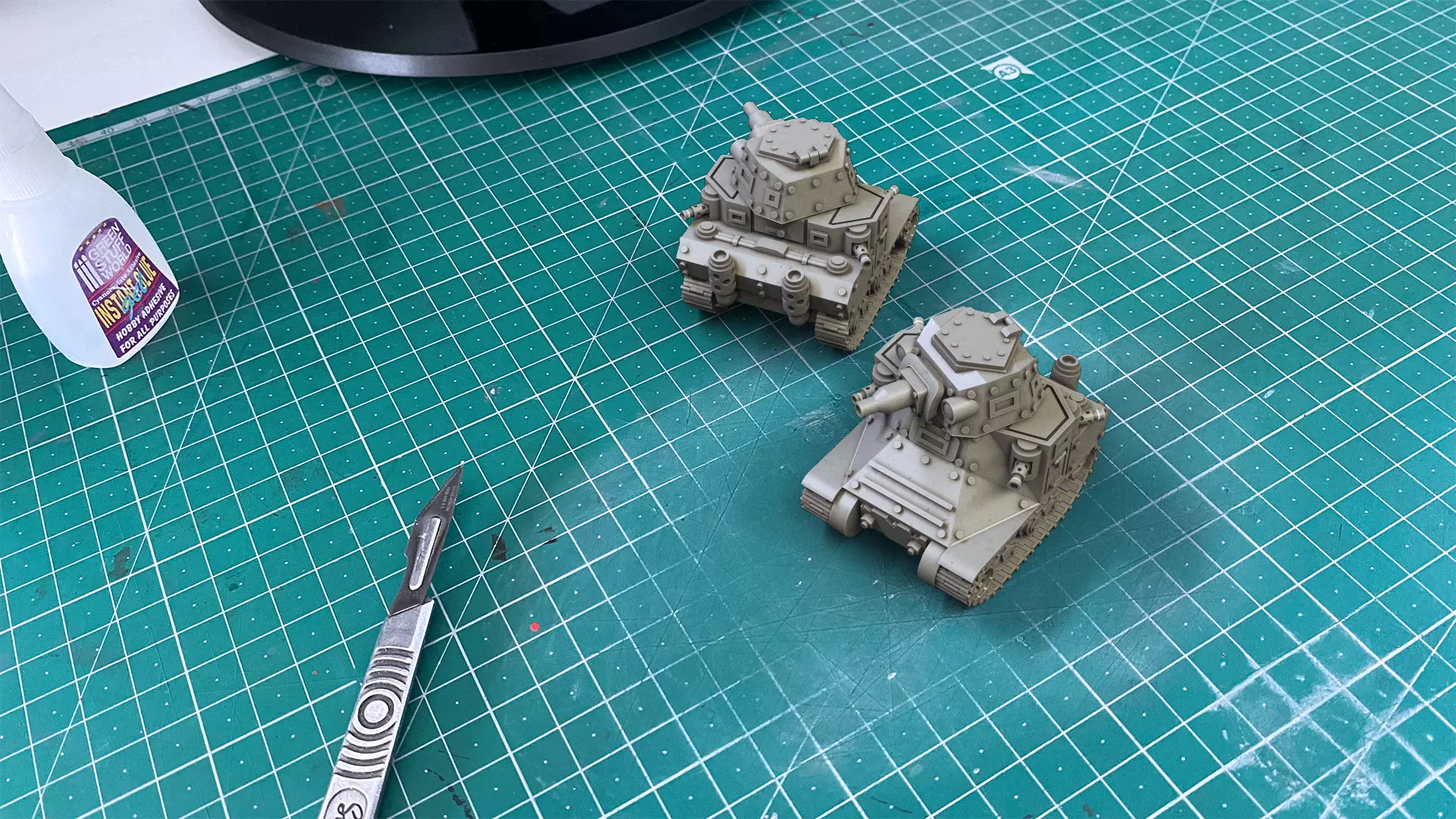 WW2 American M2 Medium Grot Tank  3D print model_0
