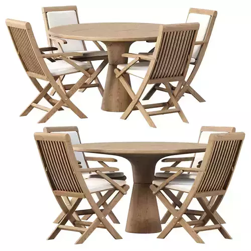 Alesso outdoor furniture set v02 