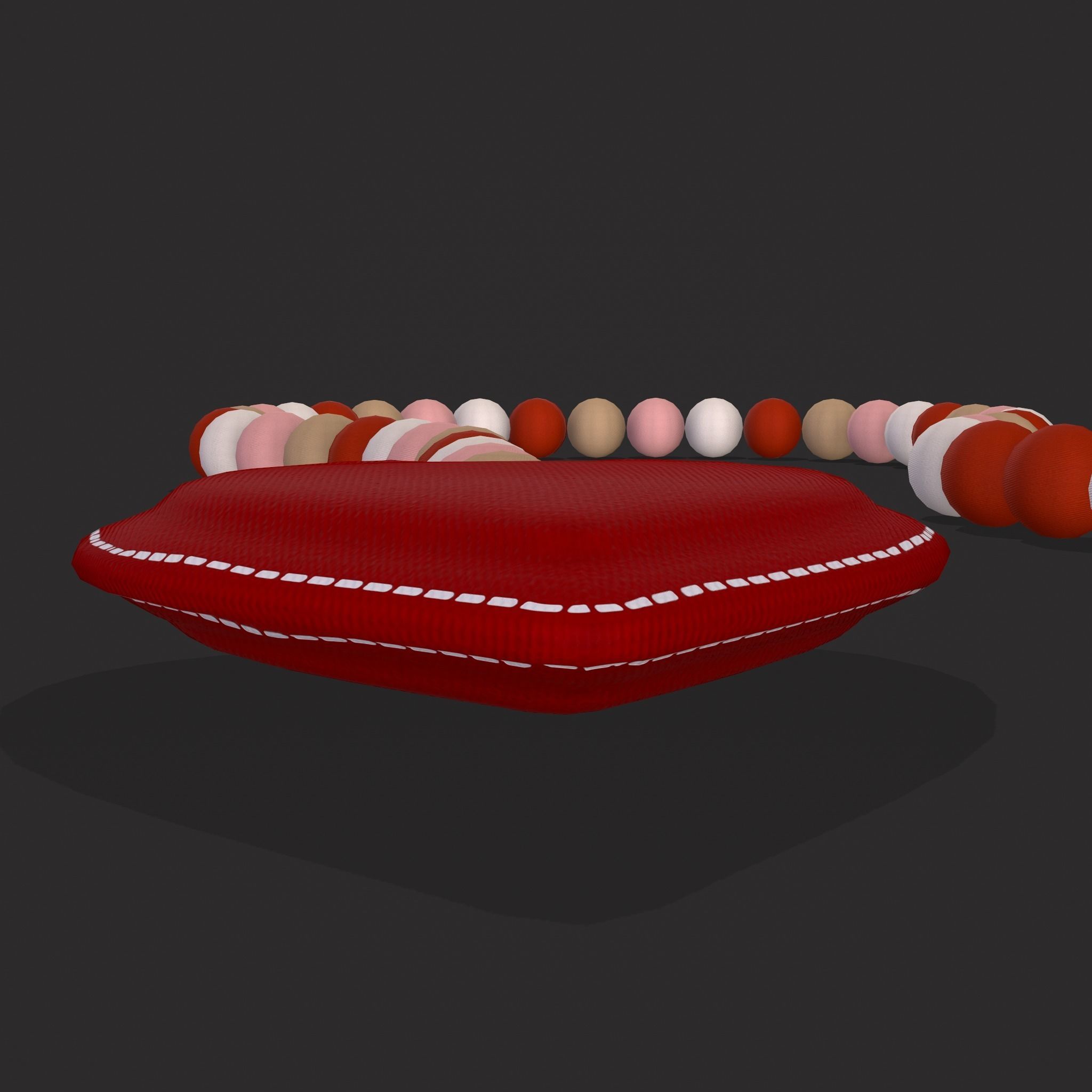 Valentines Heart Trinket and Cookies 3D Model Collection_38