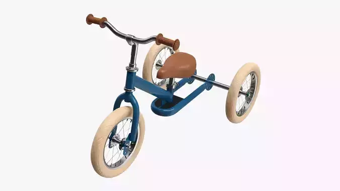 Balance 2-in-1 bike trike 3D model