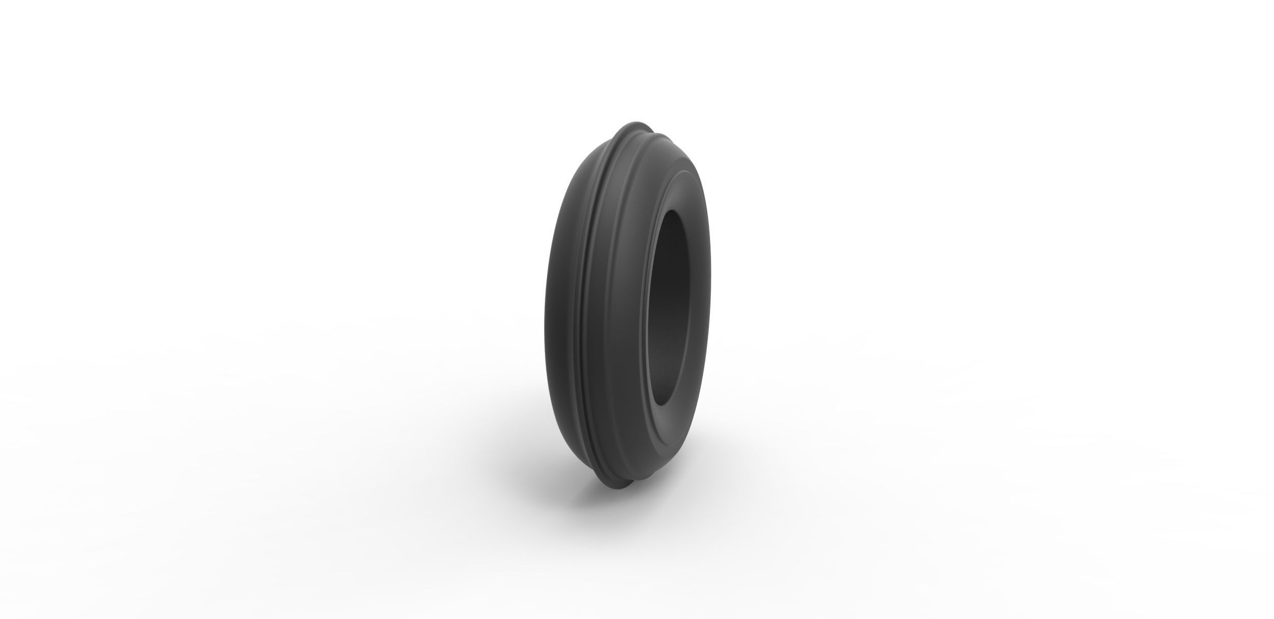Dune buggy front tire Scale 1 to 10 3D print model_2
