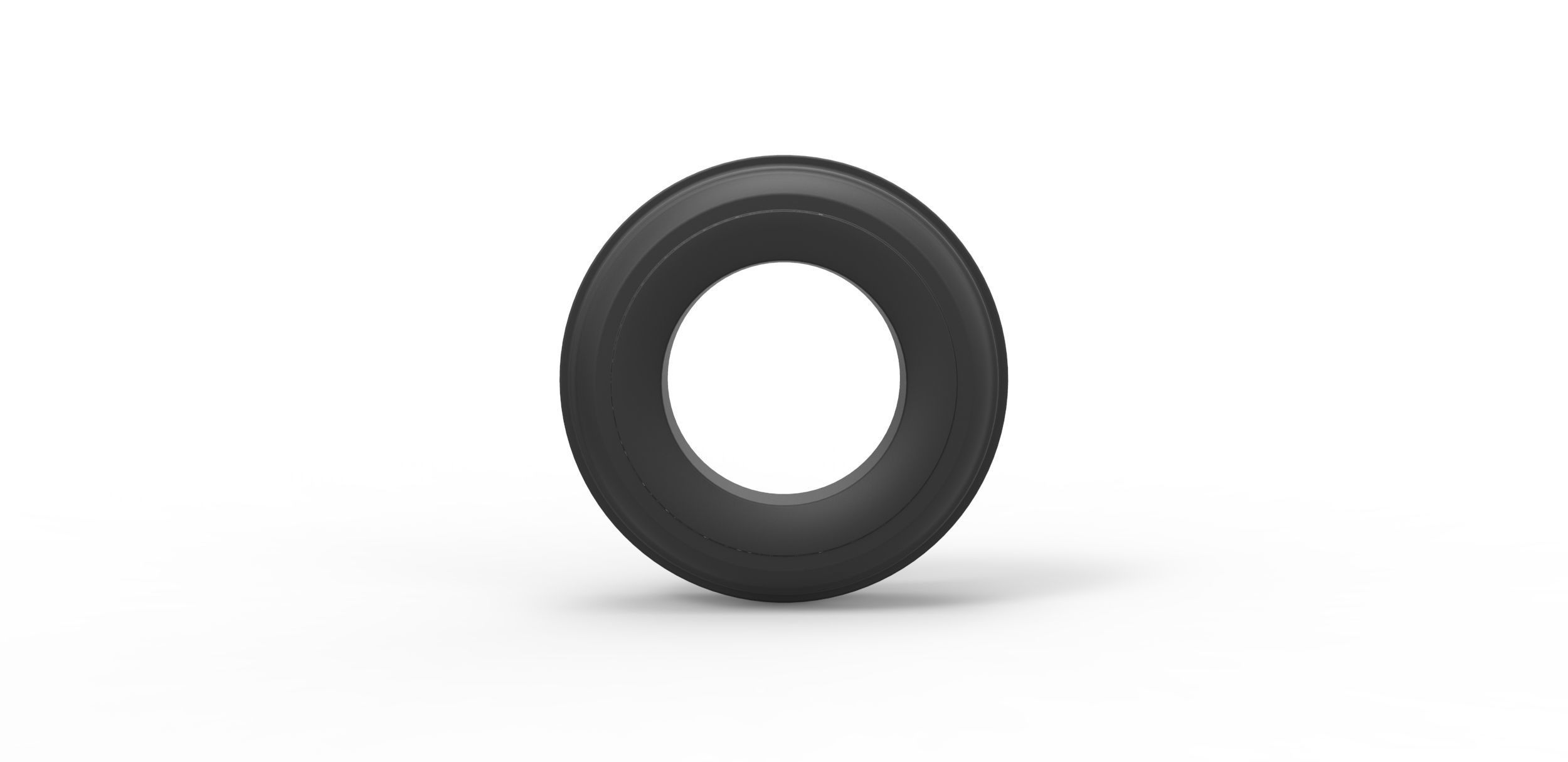 Dune buggy front tire Scale 1 to 10 3D print model_4