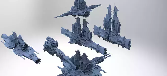Sci-Fi Droid Base Collection 9