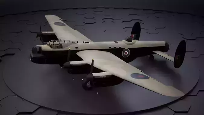 Avro Lancaster 3D model
