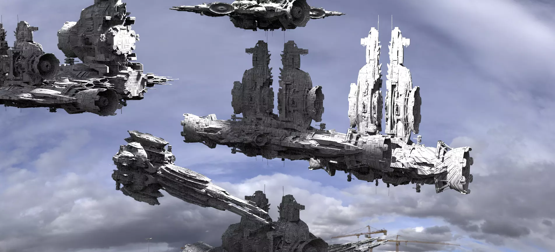 Sci-Fi Droid Prowler Base Facilities 11  3D model_0