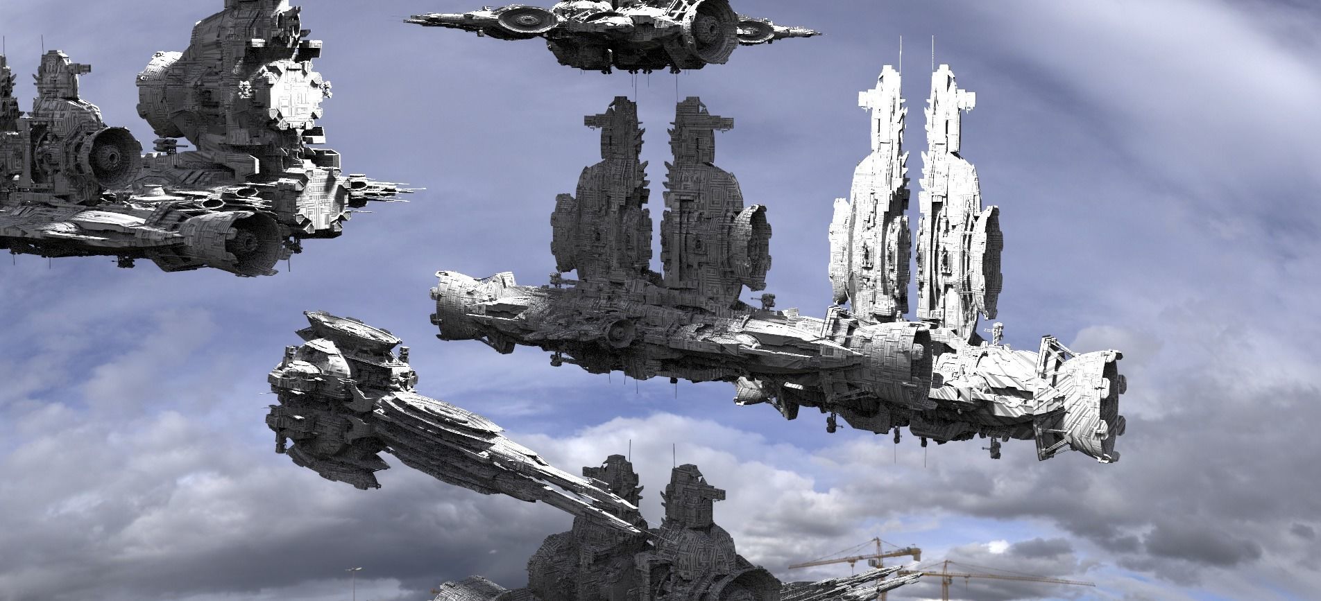 Sci-Fi Droid Prowler Base Facilities 11  3D model_2