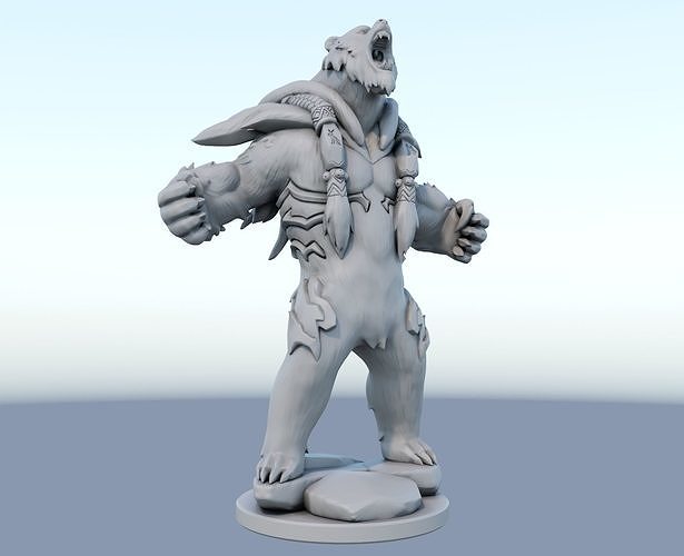 volibear League of Legends 3D print model 3D print model