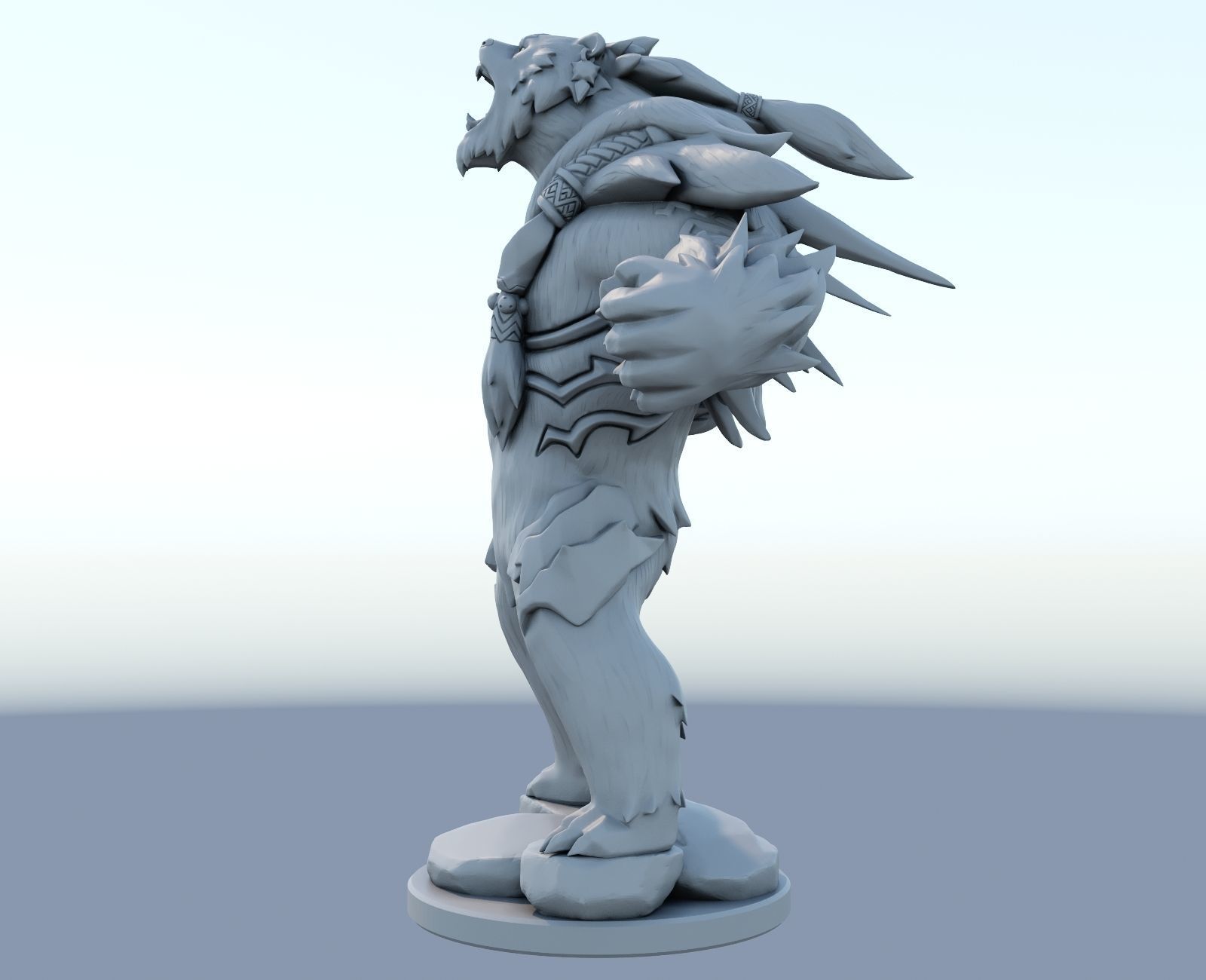 volibear League of Legends 3D print model 3D print model_5