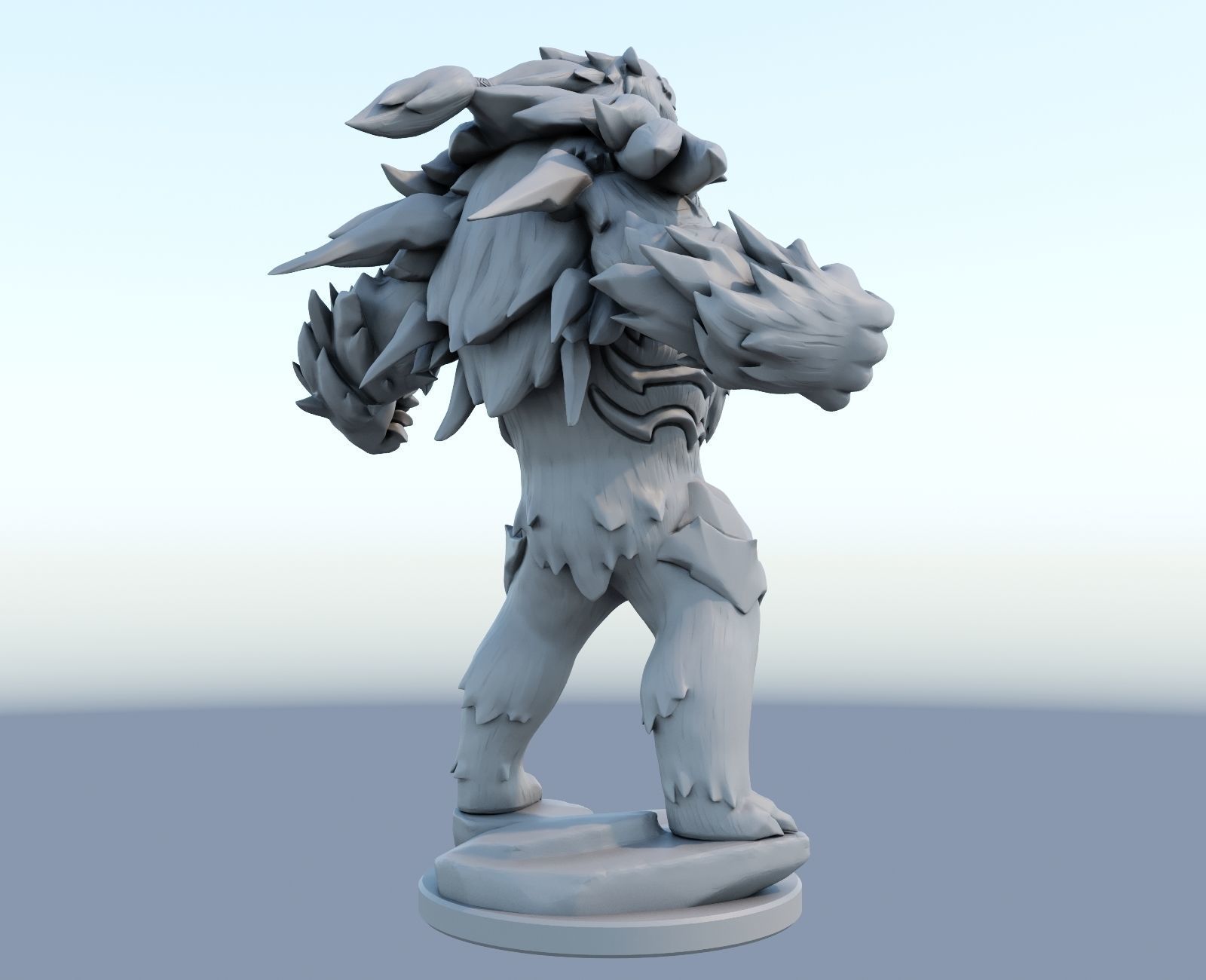 volibear League of Legends 3D print model 3D print model_7