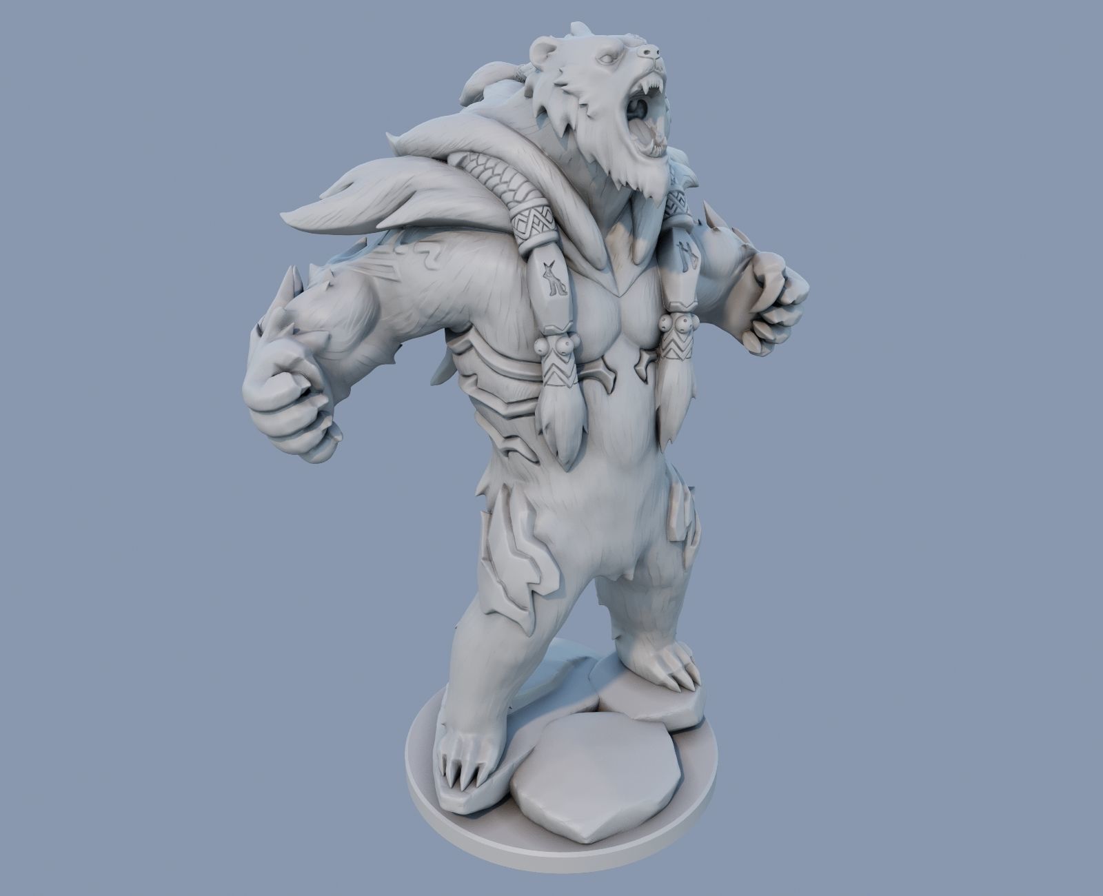 volibear League of Legends 3D print model 3D print model_9