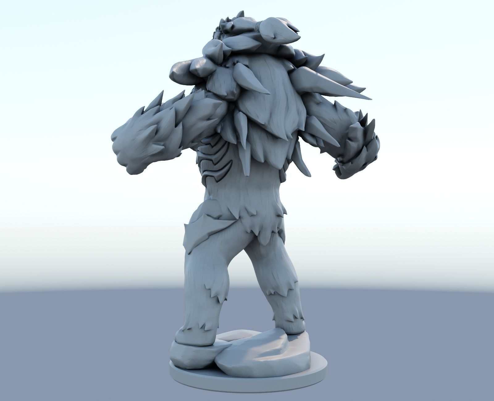 volibear League of Legends 3D print model 3D print model_6
