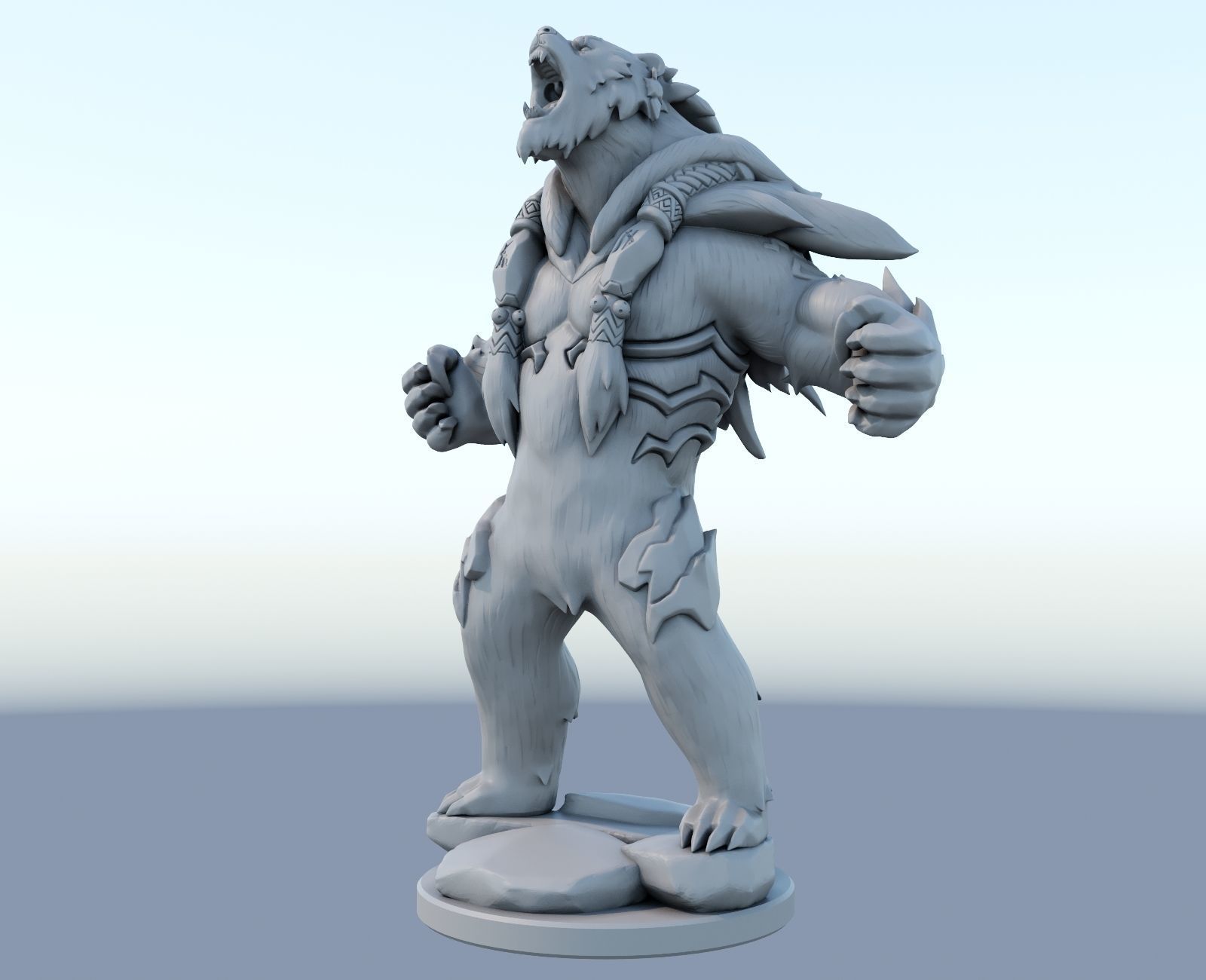 volibear League of Legends 3D print model 3D print model_4