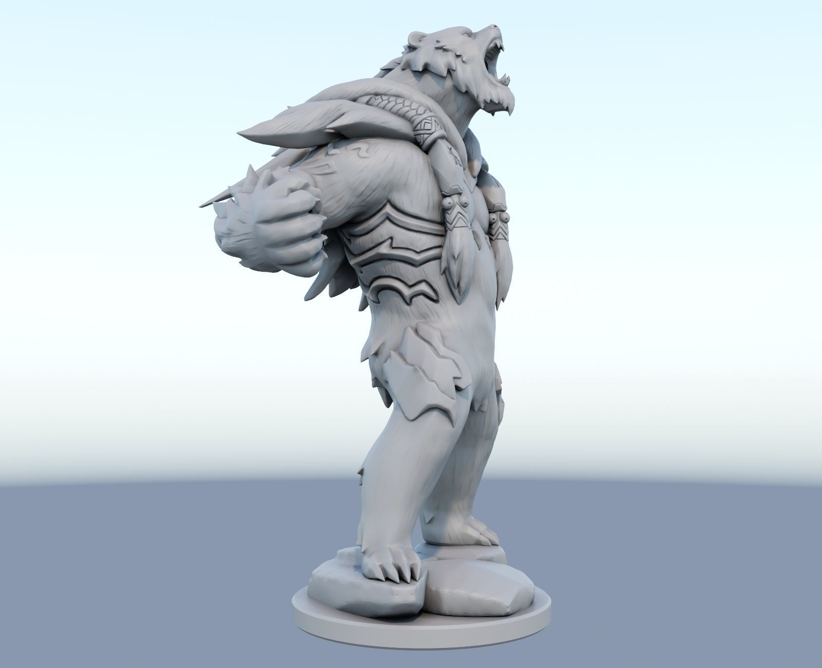 volibear League of Legends 3D print model 3D print model_8