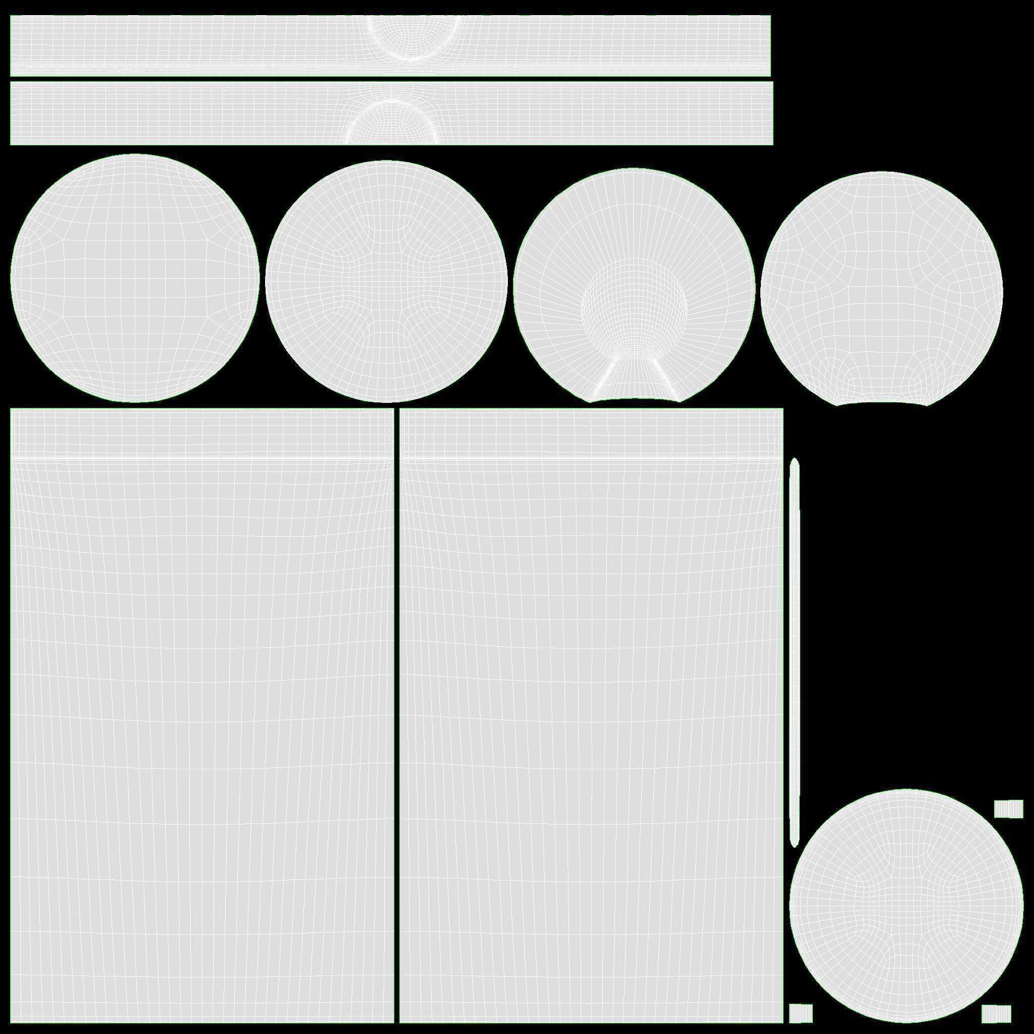 Body care mockup set 3D model_12