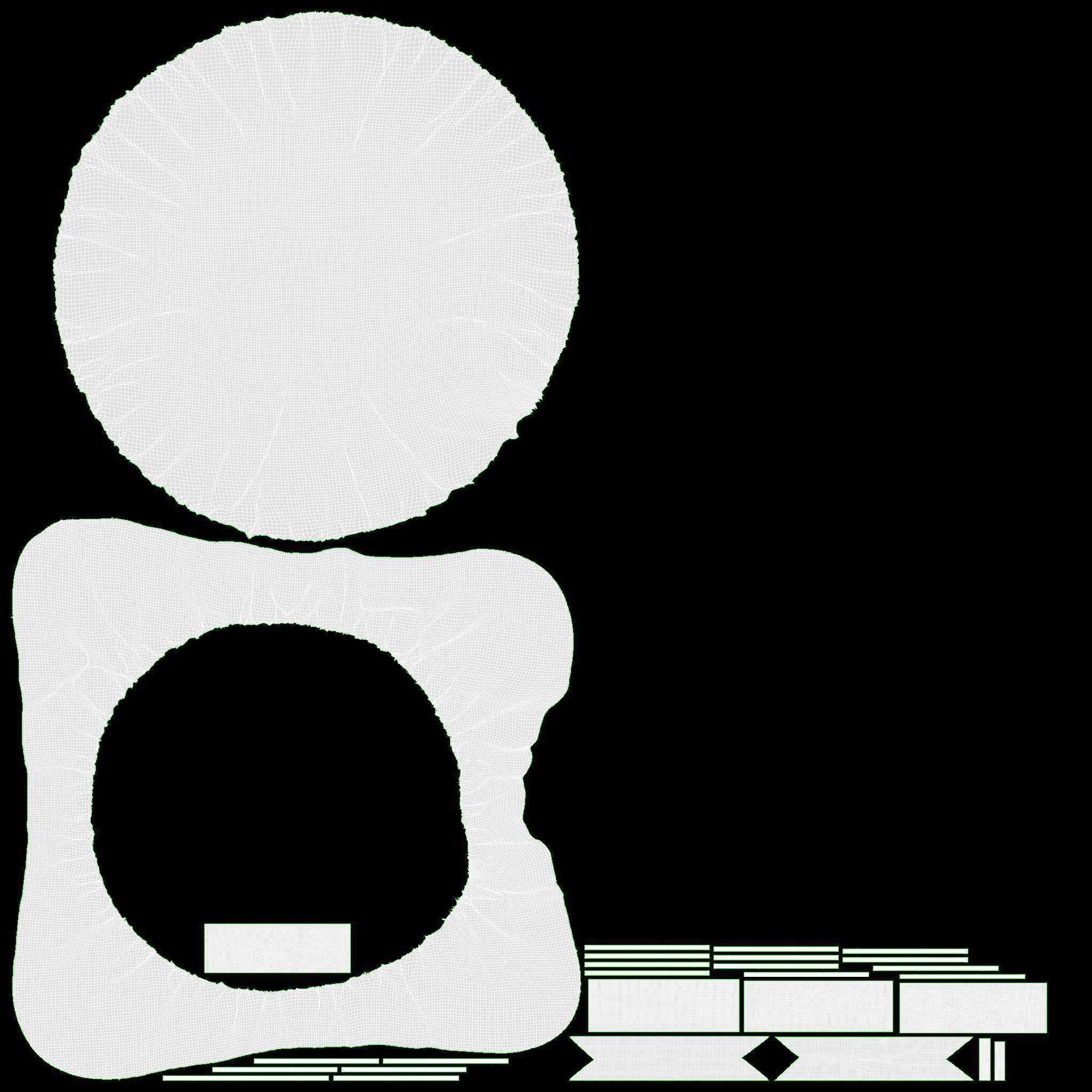 Small Christmas tree decorated 3D model_16