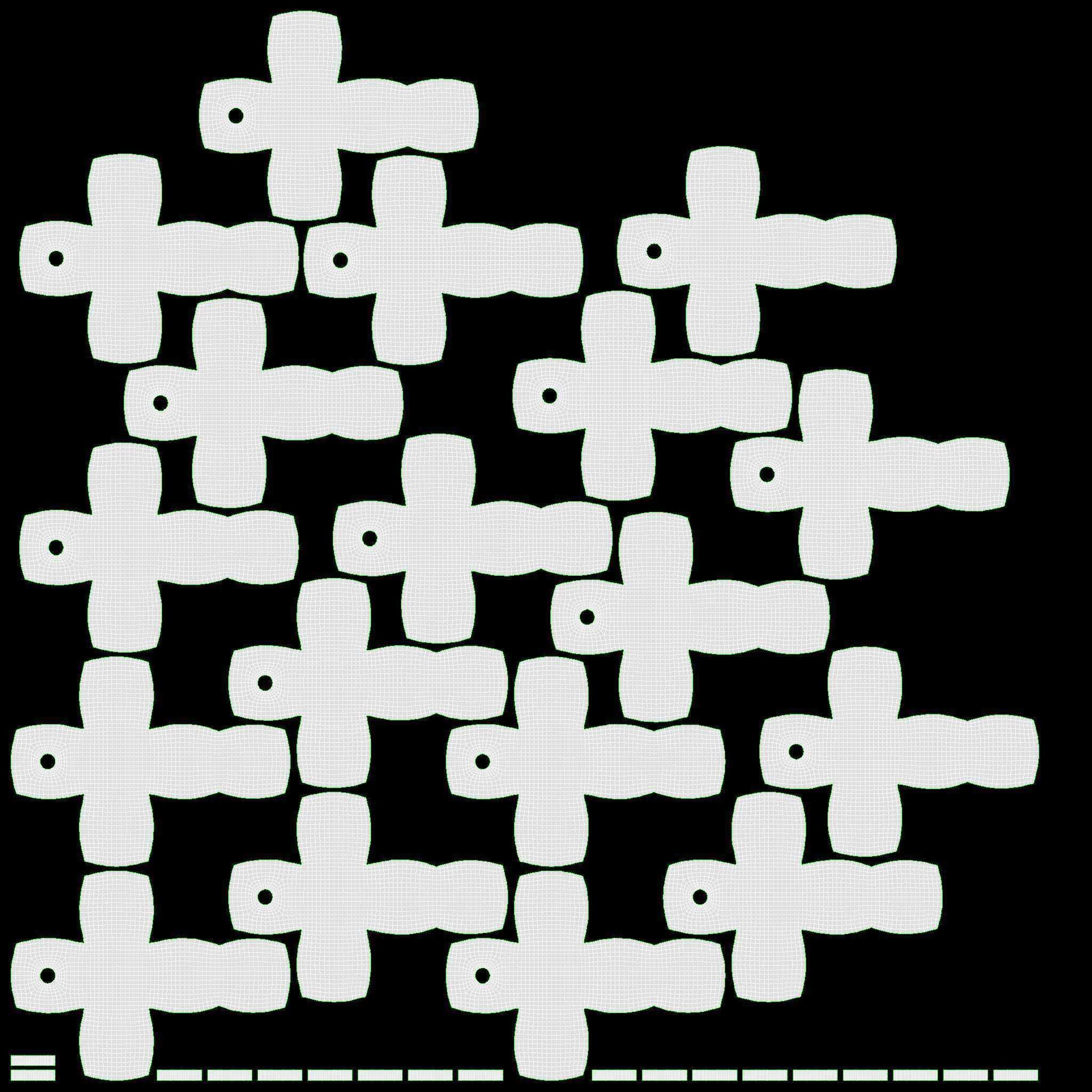 Small Christmas tree decorated 3D model_12