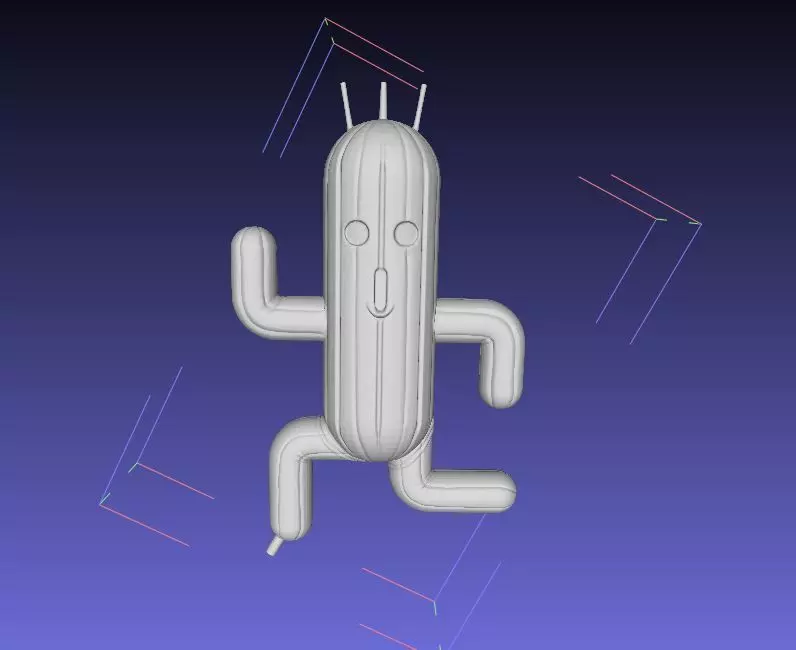 Cactuar Final Fantasy printable model 3D print model_0