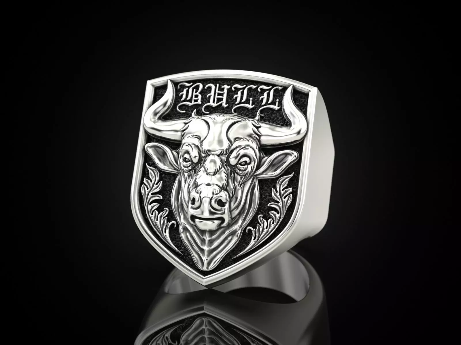 Ring bull head V2 3D print model