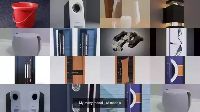 My every model 3D Model Collection