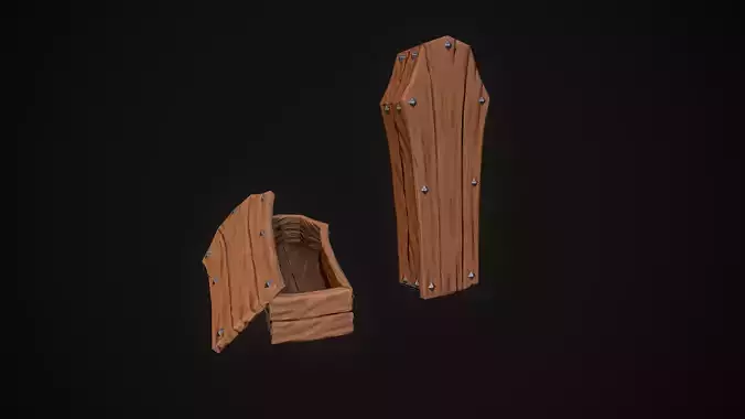 Stylized coffin
