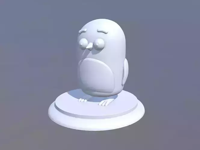 Penguins Simple figurine for 3D printing 3D print model