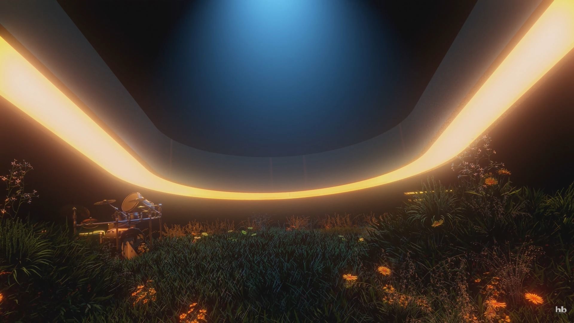 positions VEVO stage - Ariana Grande 3D model_4