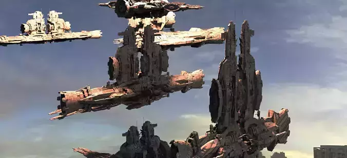 Sci-Fi Droid Warships 12