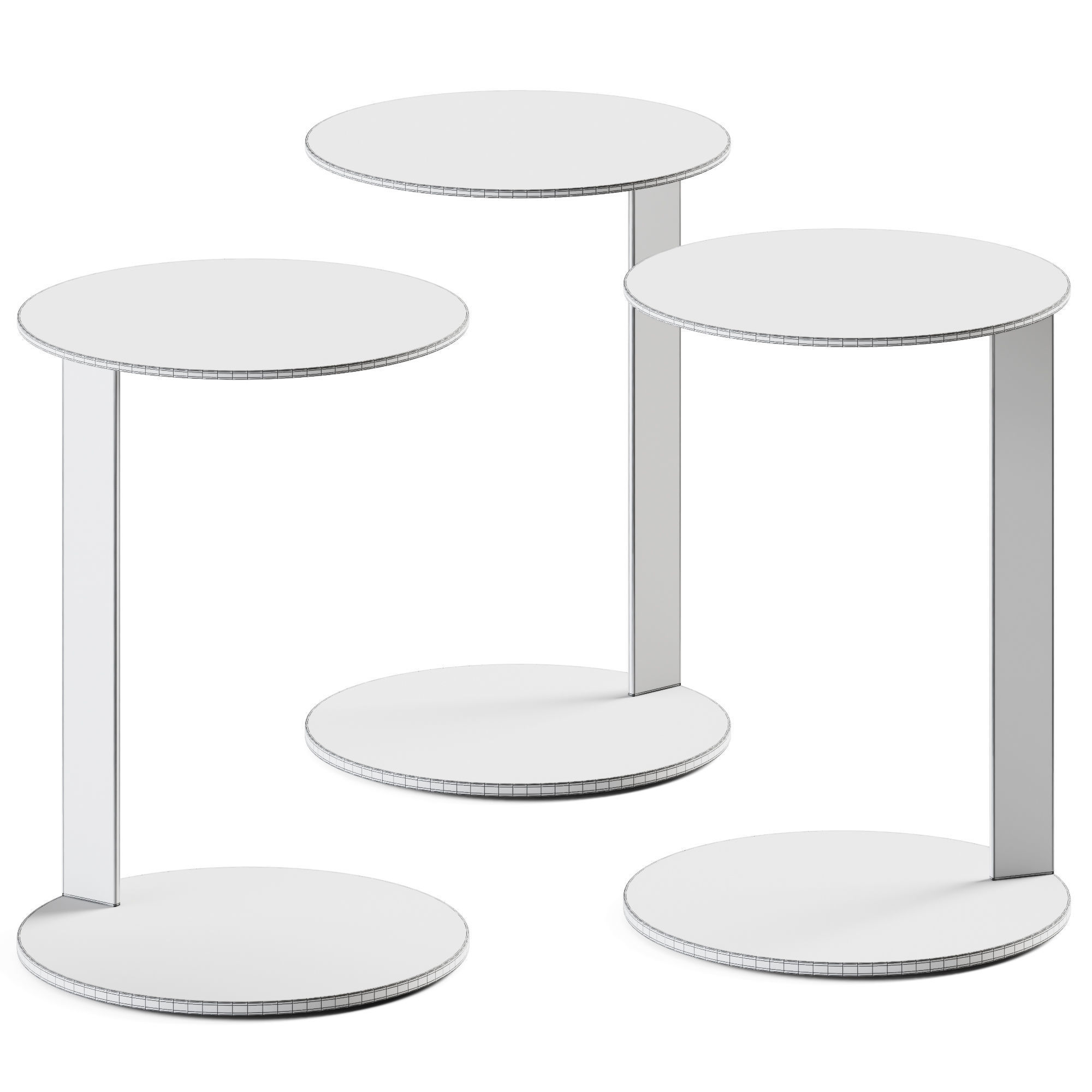 Side Table Note by Blu Dot 3D model_1