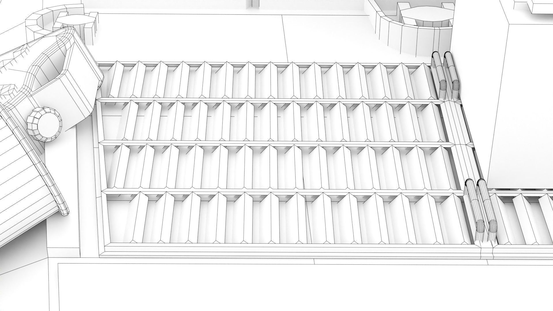 Sherman M4 Gameready Rigged Low-poly 3D model_24