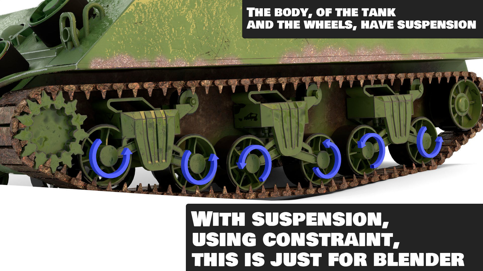 Sherman M4 Gameready Rigged Low-poly 3D model_2